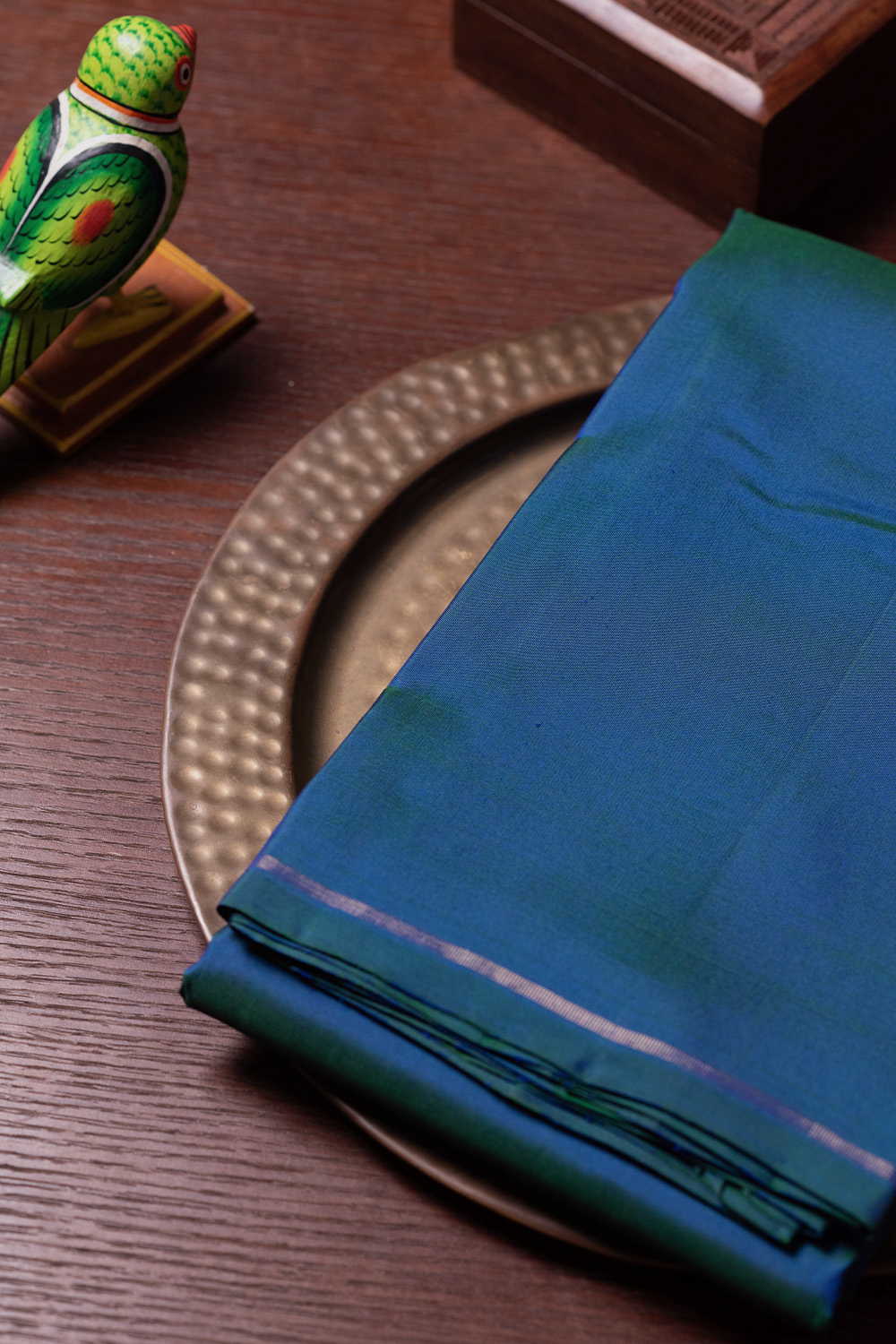 Royal Blue Kanchipuram Silk saree