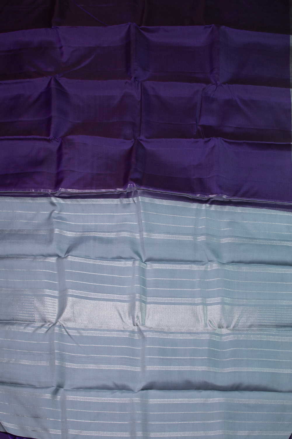 Velvet Purple Kanchipuram Silk saree - Image 2
