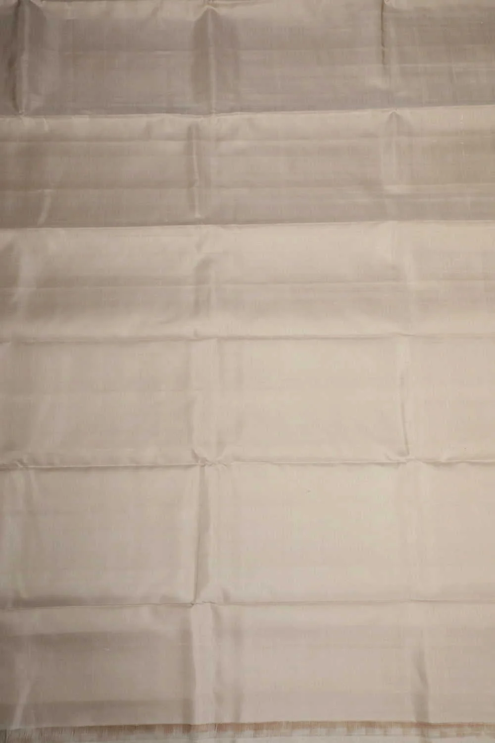 Beige Cream Kanchipuram Silk saree - Image 2