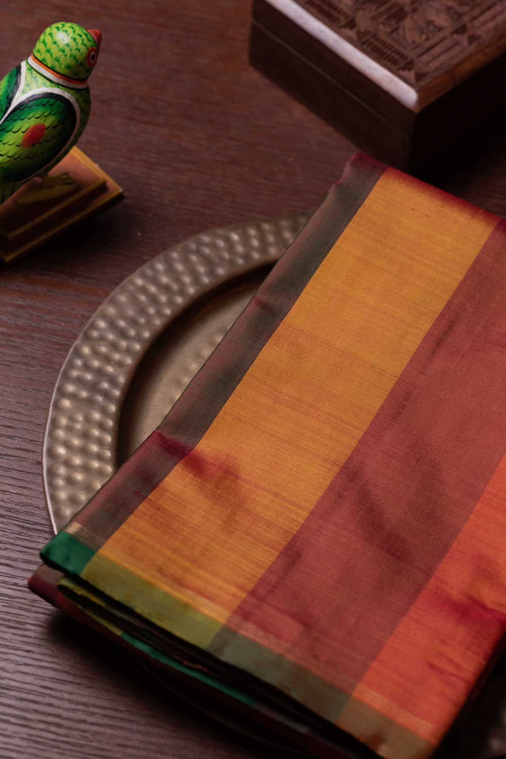 Color Play Kanchipuram Silk saree