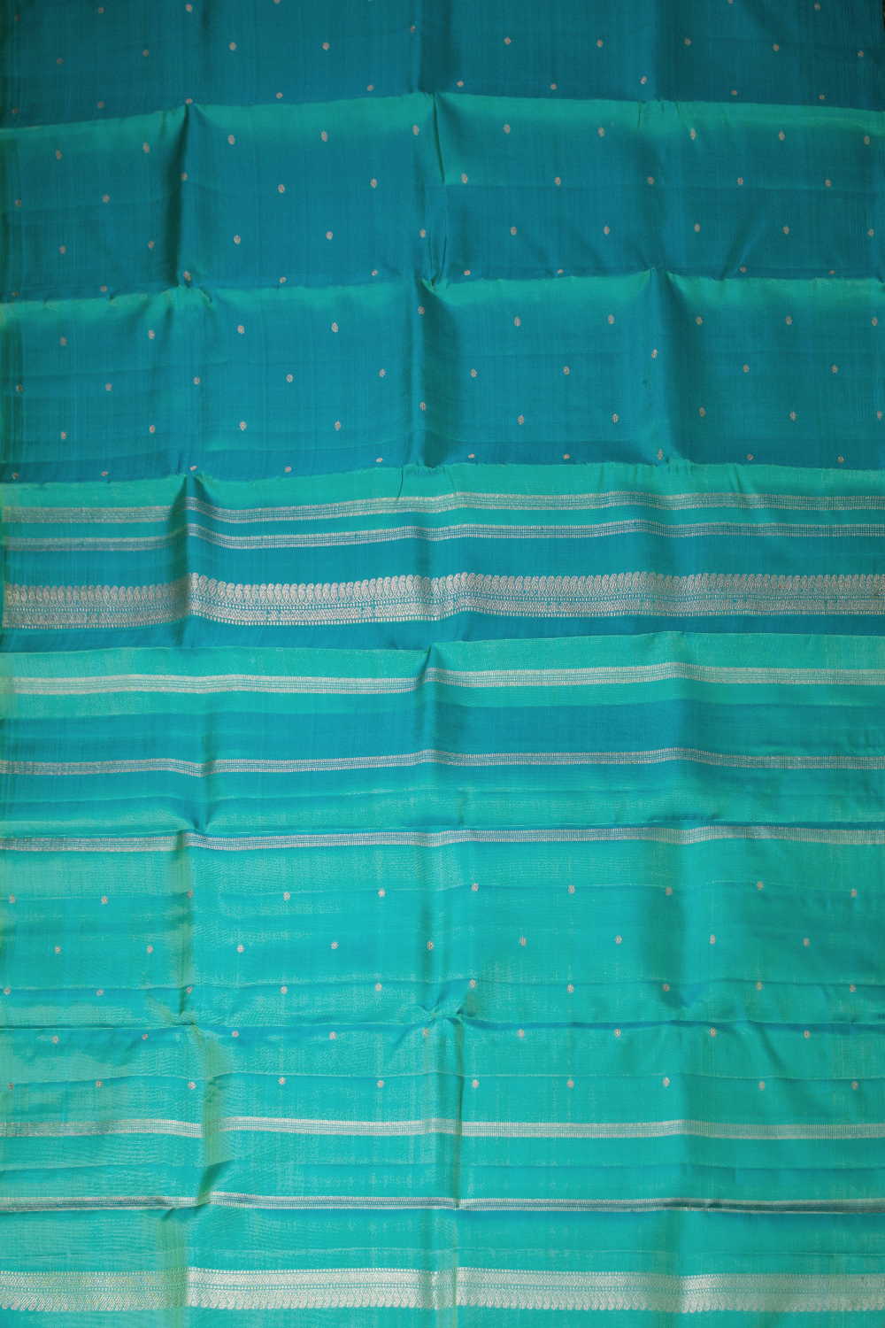 Peacock Hues Kanchipuram Silk saree - Image 2