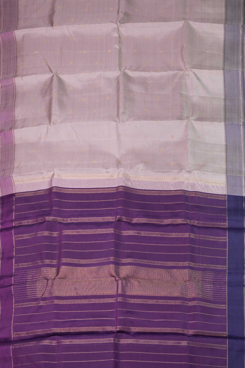 Zari Butti - Purple Pallu Kanchipuram Silk saree - Image 2