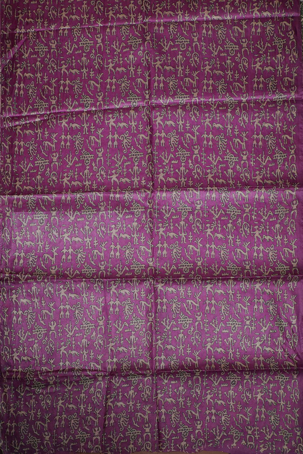Persian Pink Kantha Tussar Silk Blouse - Image 2