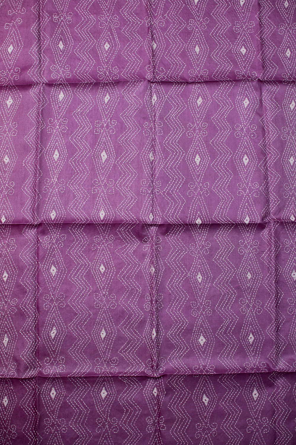 Chevron Design with Pink Kantha Silk Blouse - Image 2