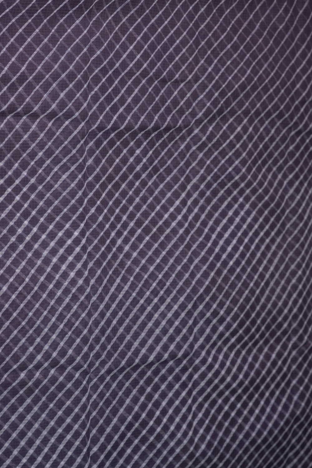 Grey Leheriya Kota Cotton Fabric - Image 4