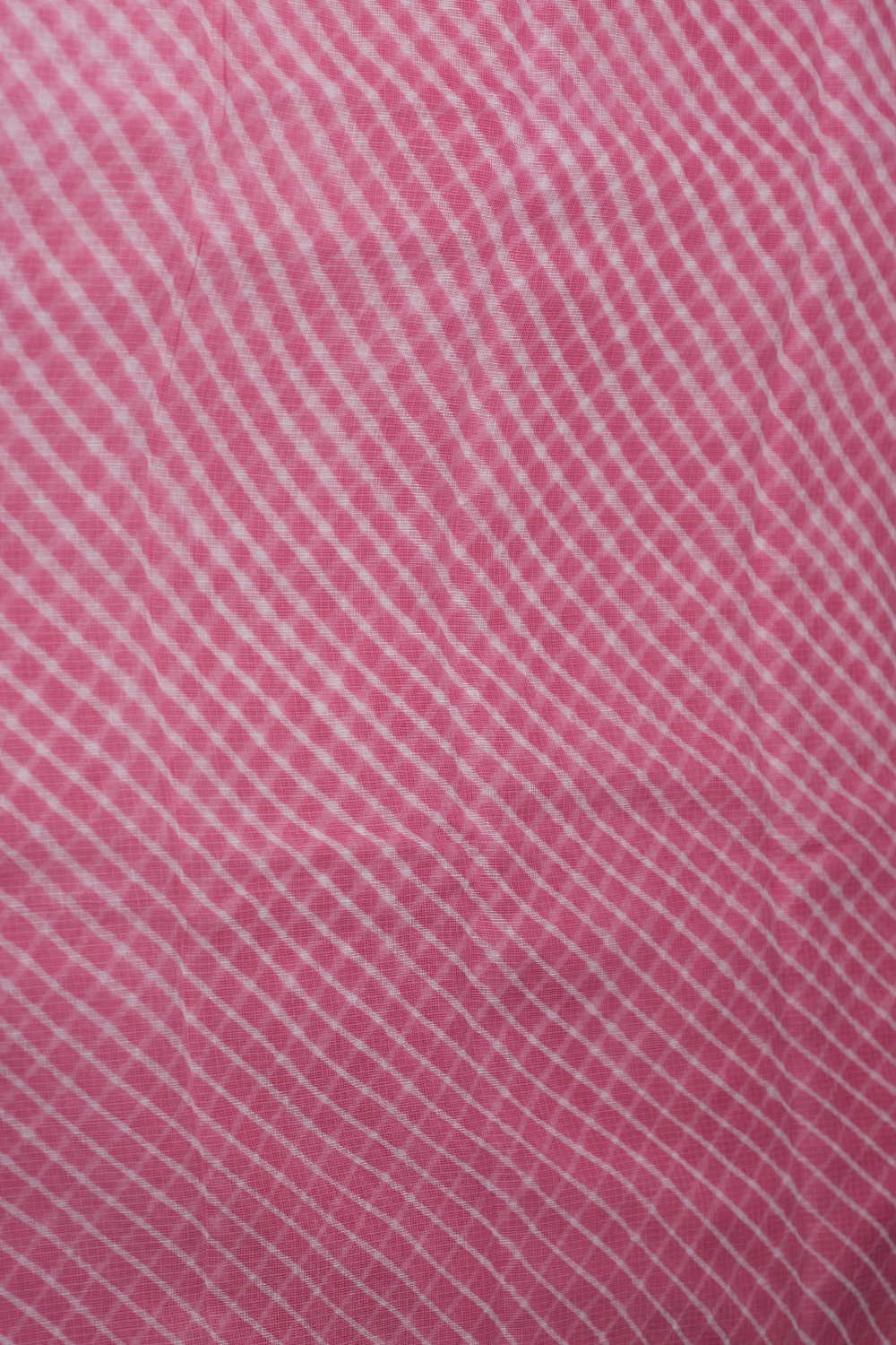 Light Pink - Leheriya Kota Cotton Fabric - Image 5