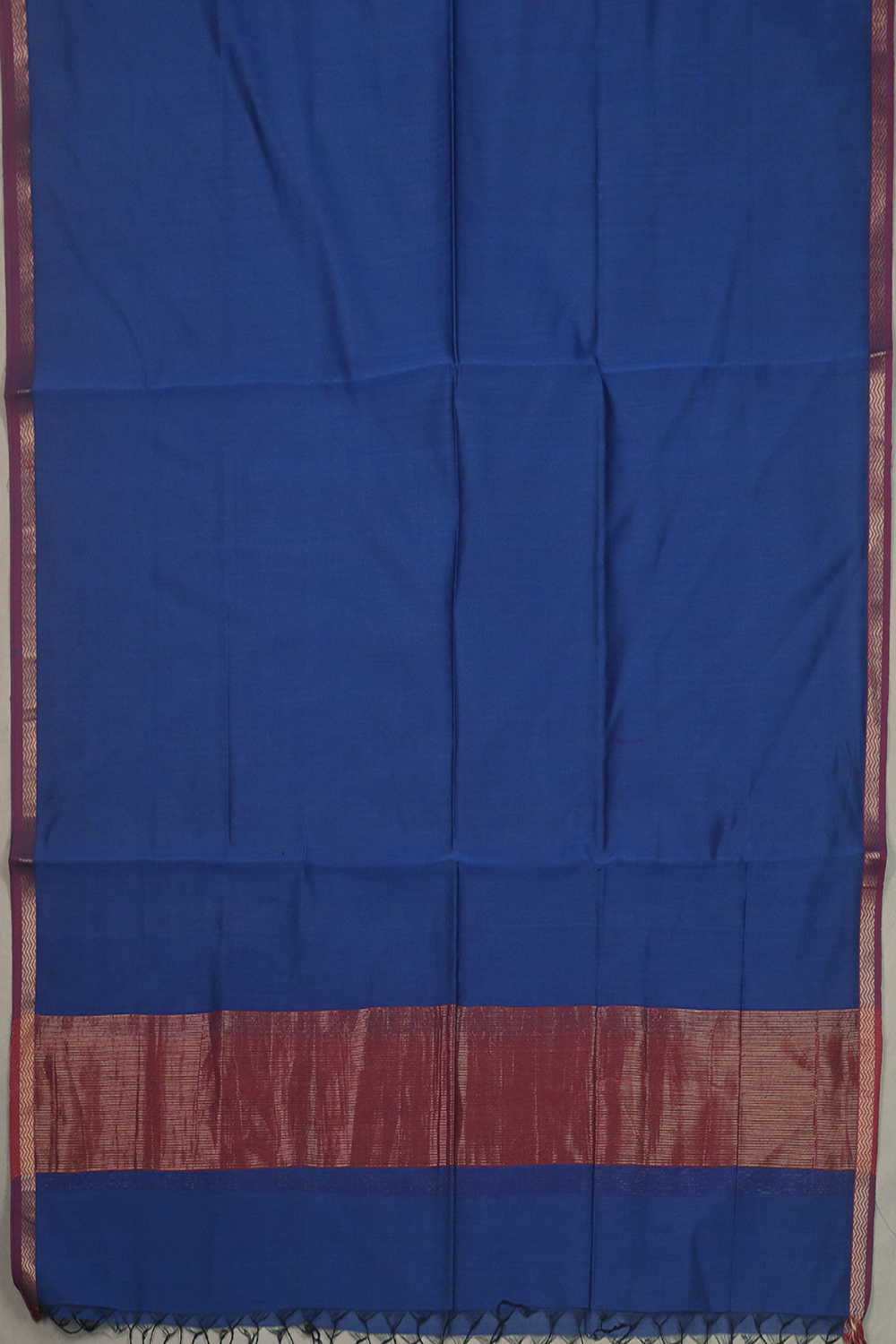 Pleasant Blue Maheshwari Silk Cotton Dupatta - Image 3