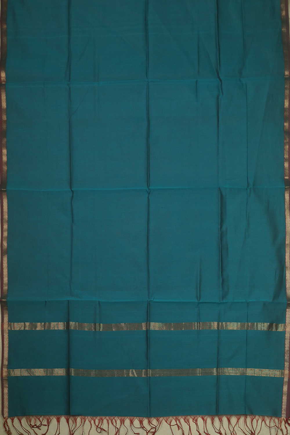 Shade of Blue Maheshwari Silk Cotton Dupatta - Image 3