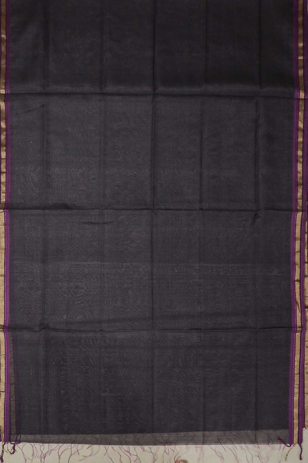 Shade of Grey Maheshwari Silk Cotton Dupatta - Image 2