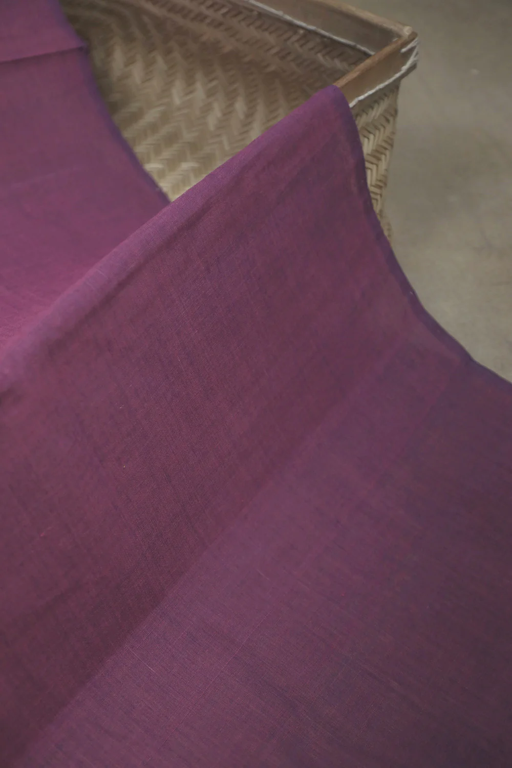 Dual Shaded Pink Mangalagiri Cotton Fabric - Image 2