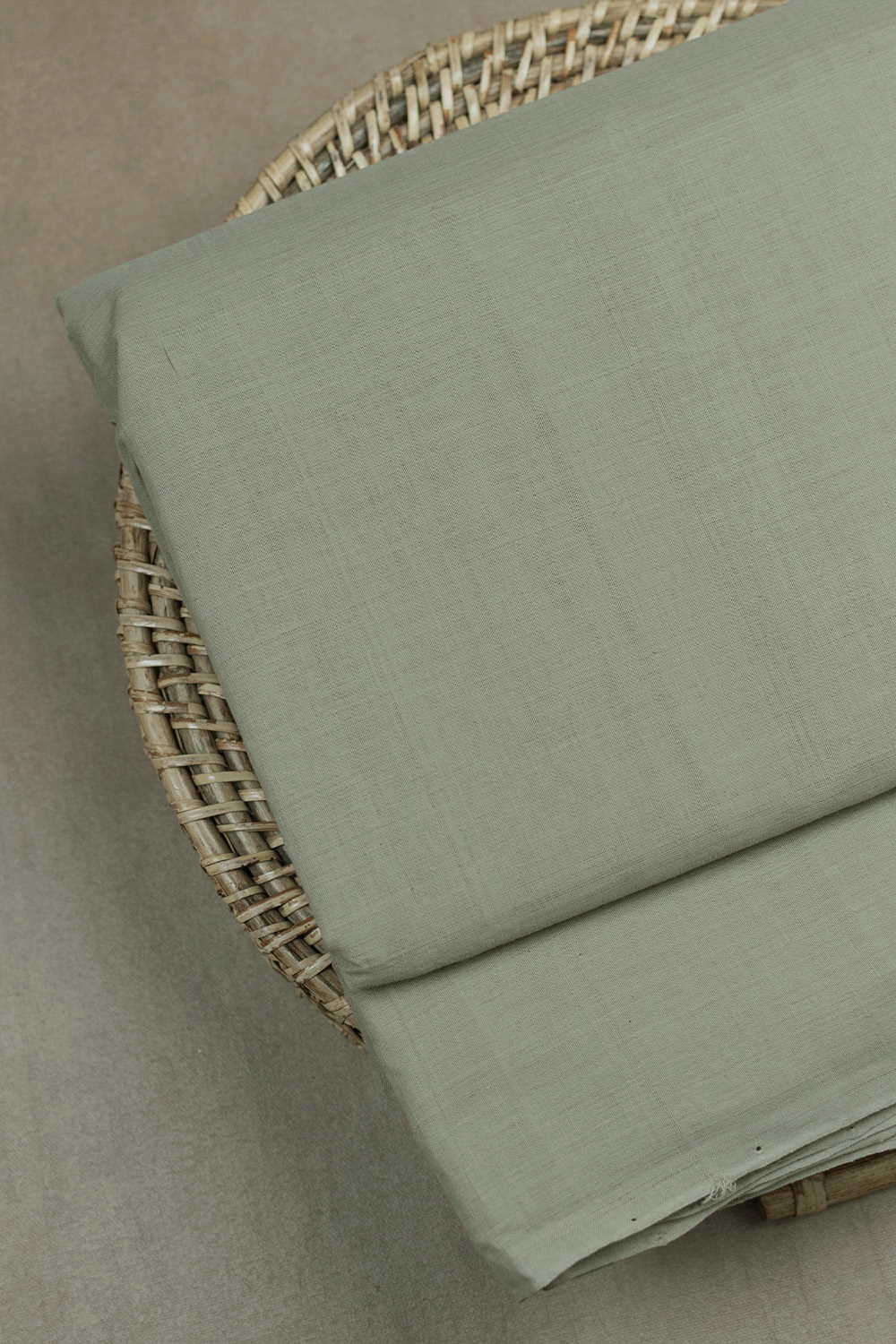 Shades of Grey Mangalagiri Cotton Fabric - Image 2