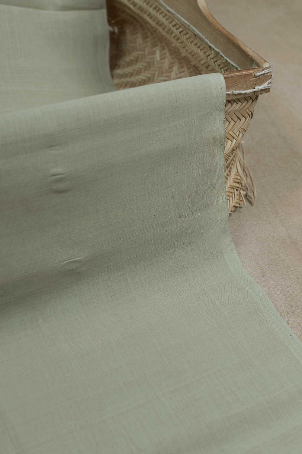 Shades of Grey Mangalagiri Cotton Fabric - Image 3