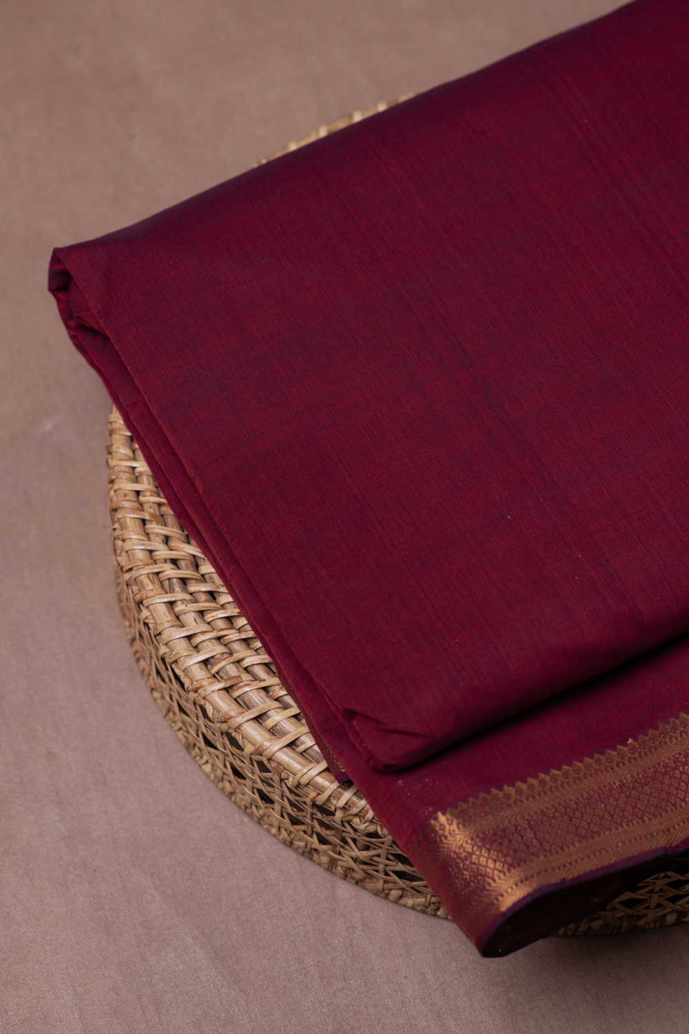 Twin Shaded Pink Mangalagiri Cotton Fabric - Image 2