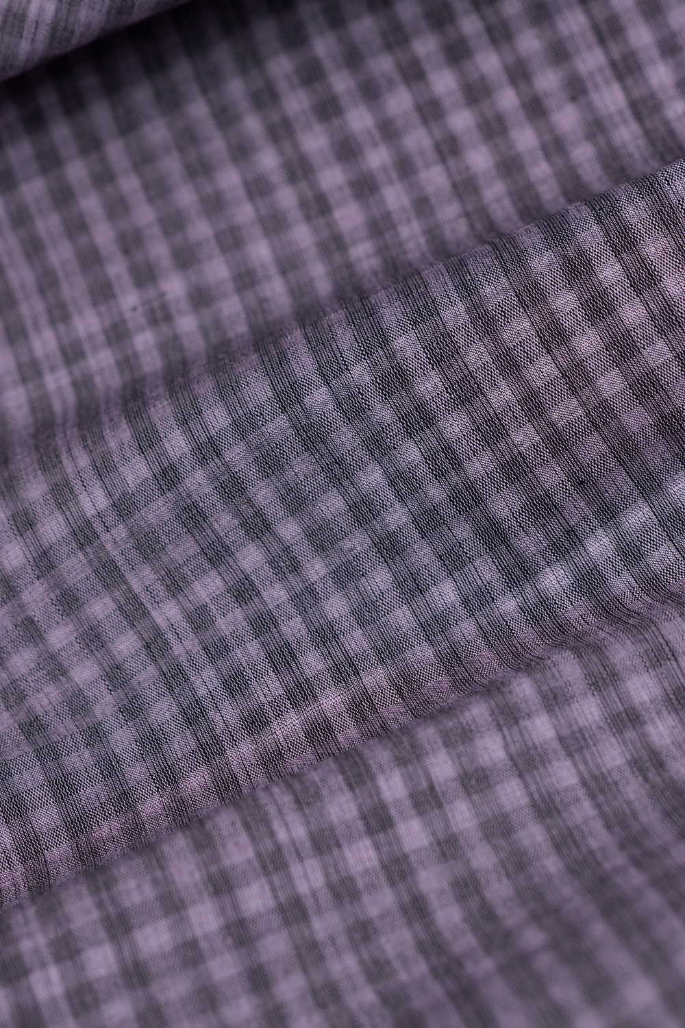 Twin Shaded Purple Mangalagiri Cotton Fabric - Image 3