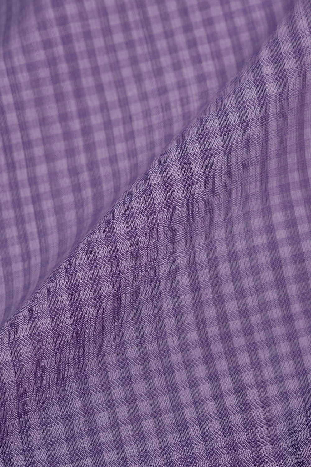 Purple Shaded Mangalagiri Cotton Fabric - Image 3
