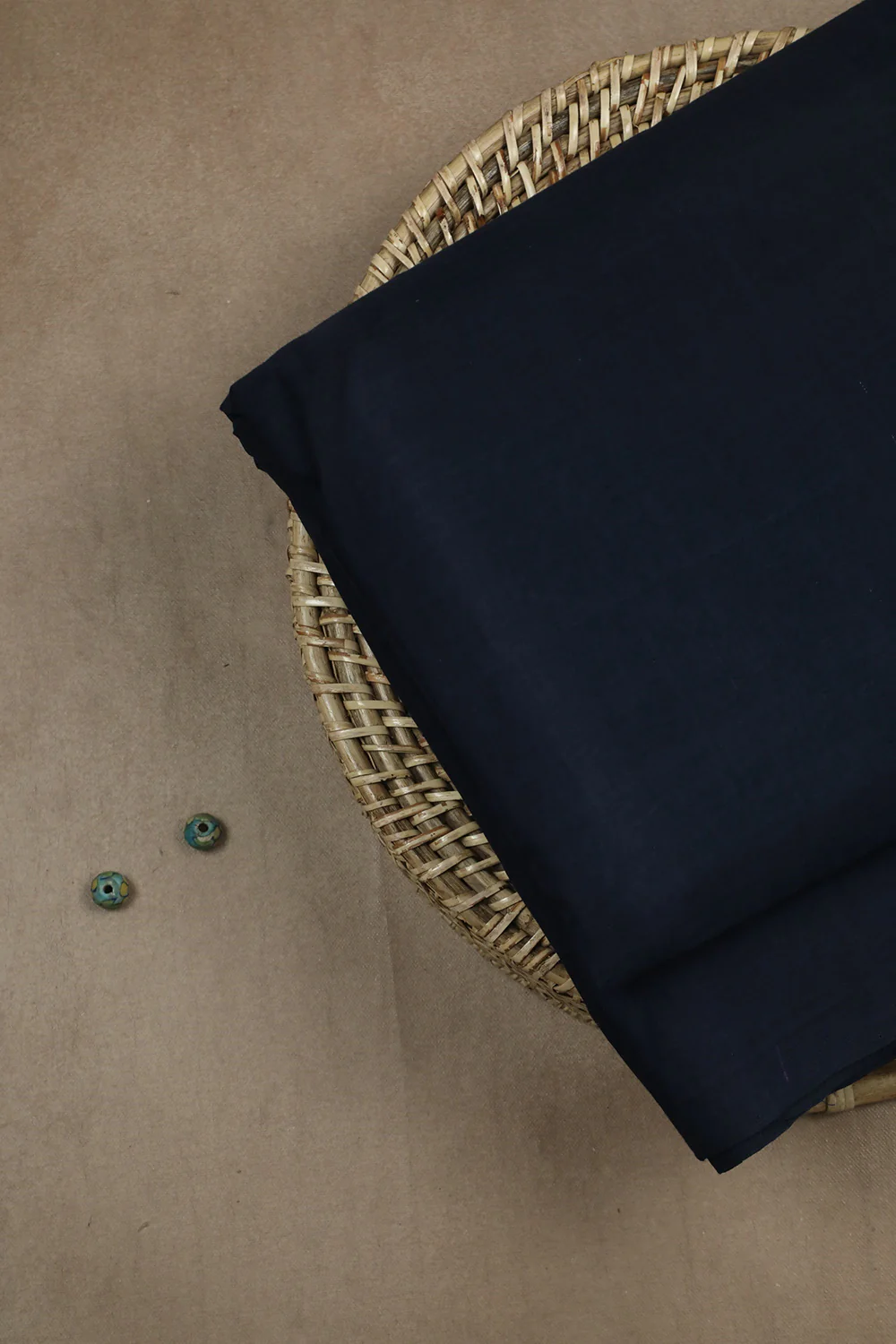 Blue Mangalagiri Cotton Fabric