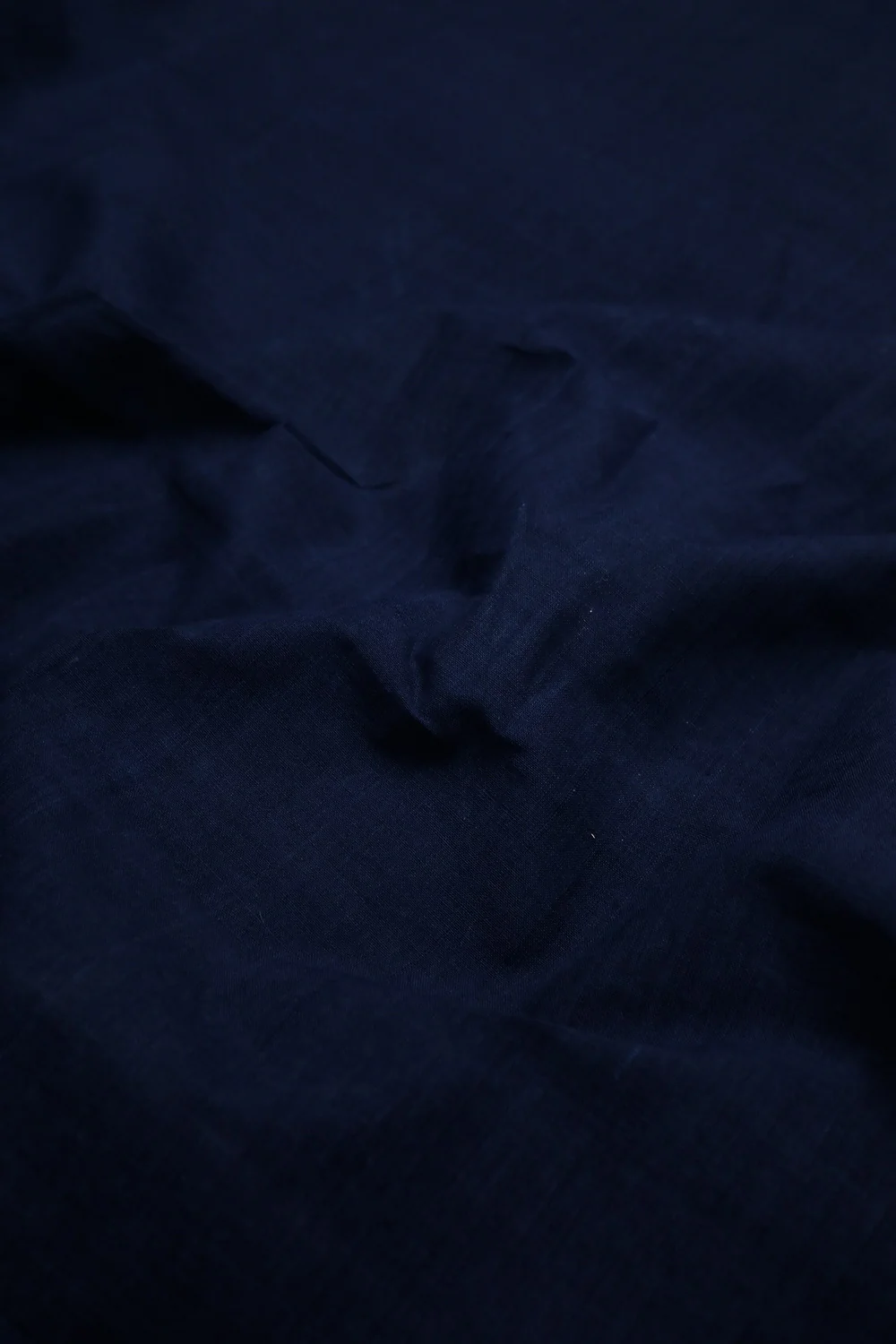 Blue Mangalagiri Cotton Fabric - Image 2