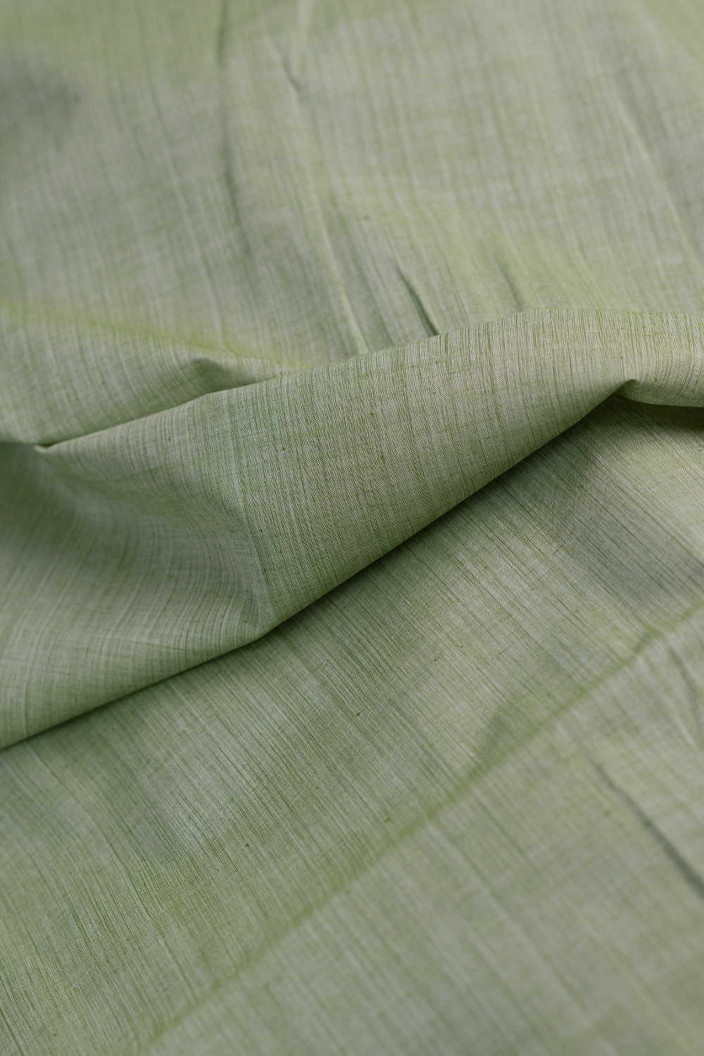 Pickle Green Mangalagiri Cotton Fabric - Image 3