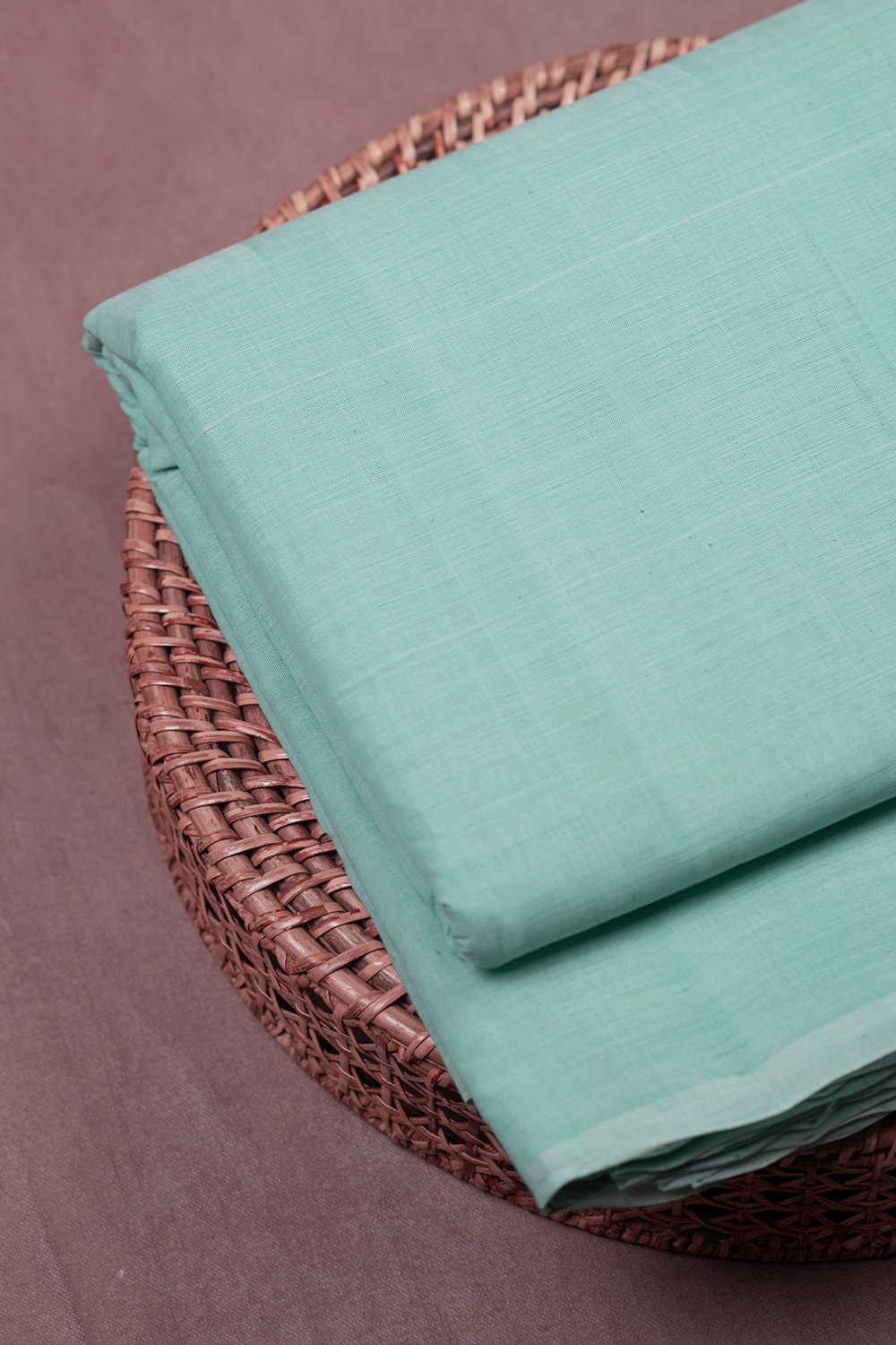 Pastel Green Mangalagiri Cotton Fabric