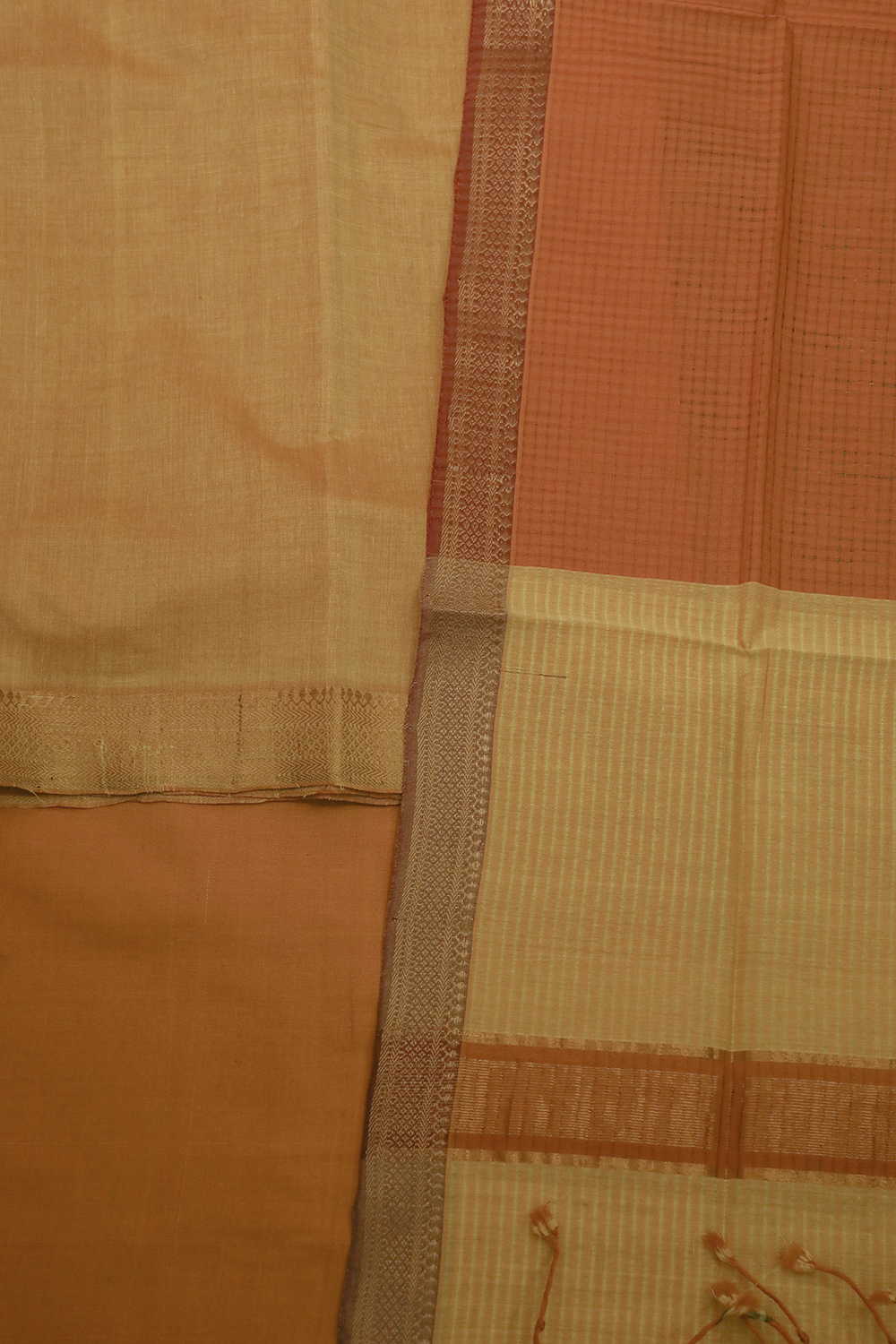 Yellow Mangalagiri Cotton Suit - Image 3
