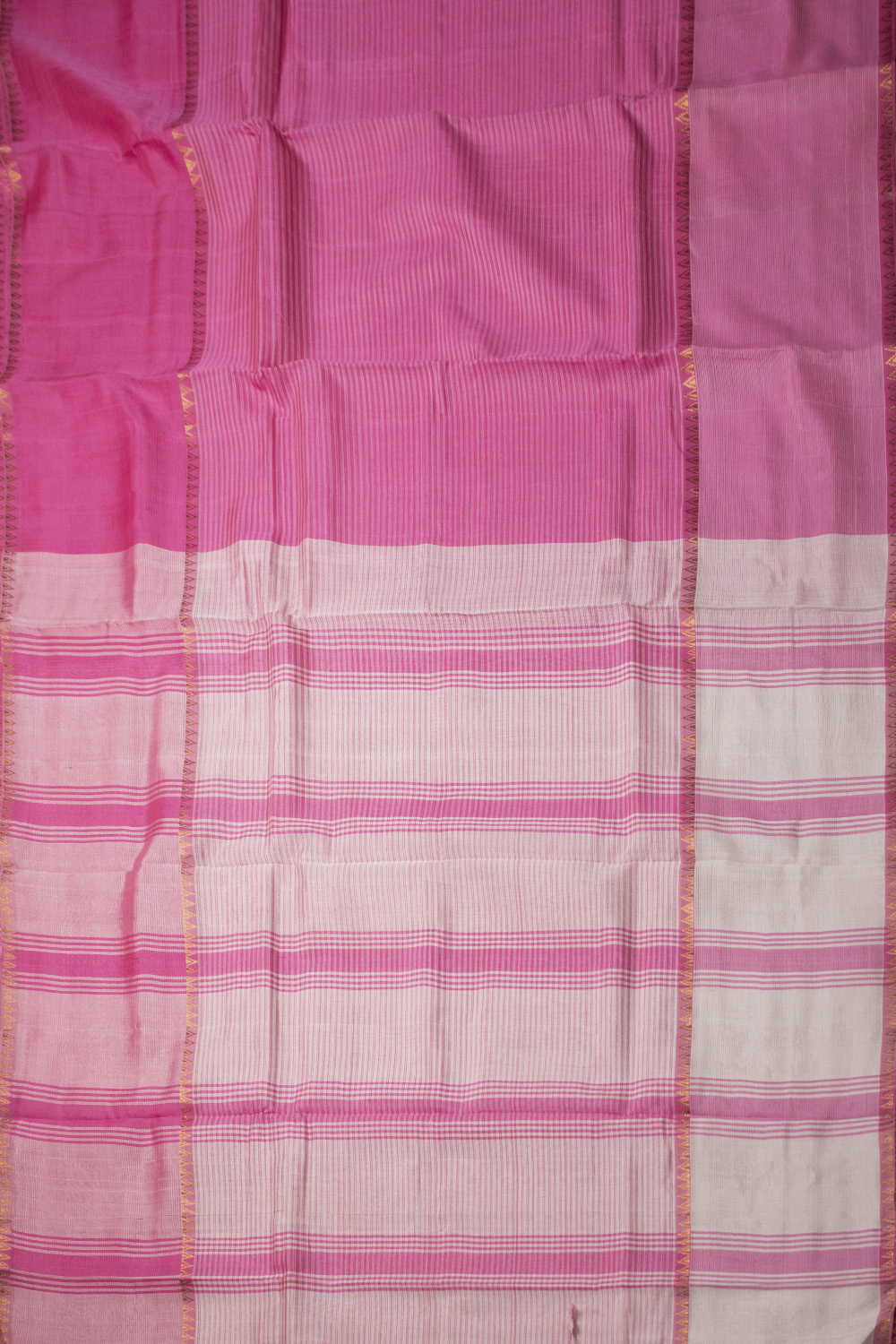Pink Mangalagiri Silk Cotton saree - Image 2