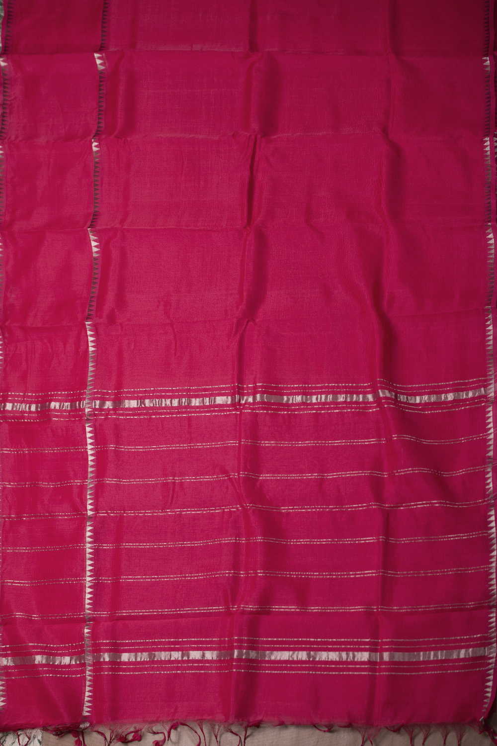 Pink Shade of Mangalagiri Silk Cotton saree - Image 2