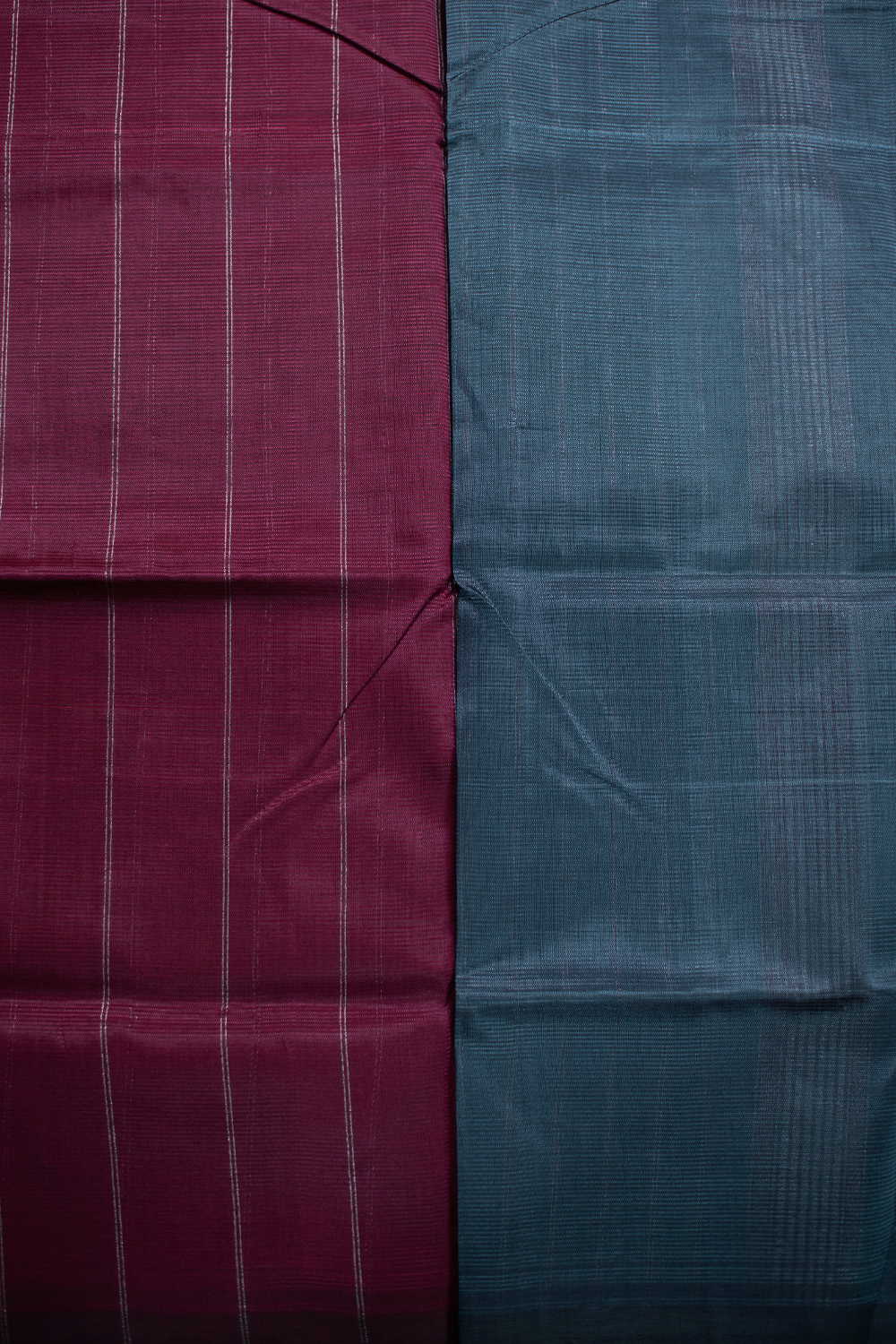 Purple Mangalagiri Silk Cotton saree - Image 4
