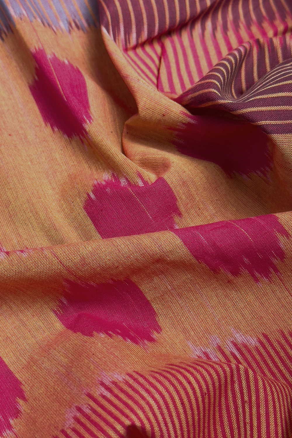 Multi - Colored Pattern Ikat Cotton Fabric - 1.6m - Image 2