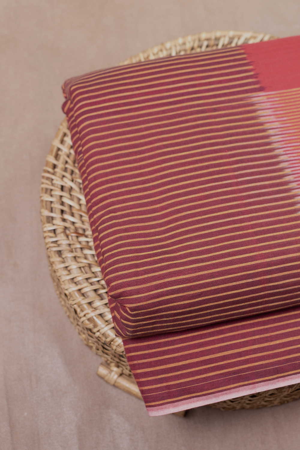Multi - Colored Pattern Ikat Cotton Fabric - 1.6m - Image 3