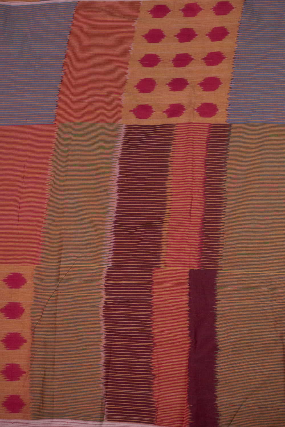 Multi - Colored Pattern Ikat Cotton Fabric - 1.6m - Image 4