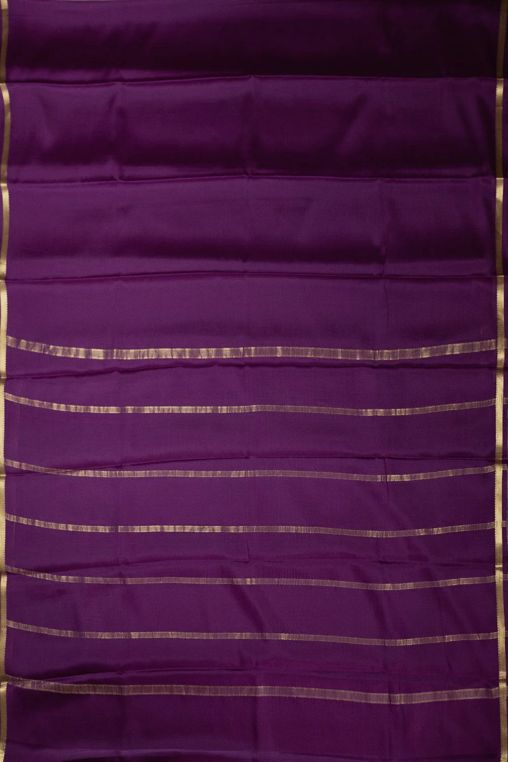 Mulberry Purple Mysore Silk saree - Image 2