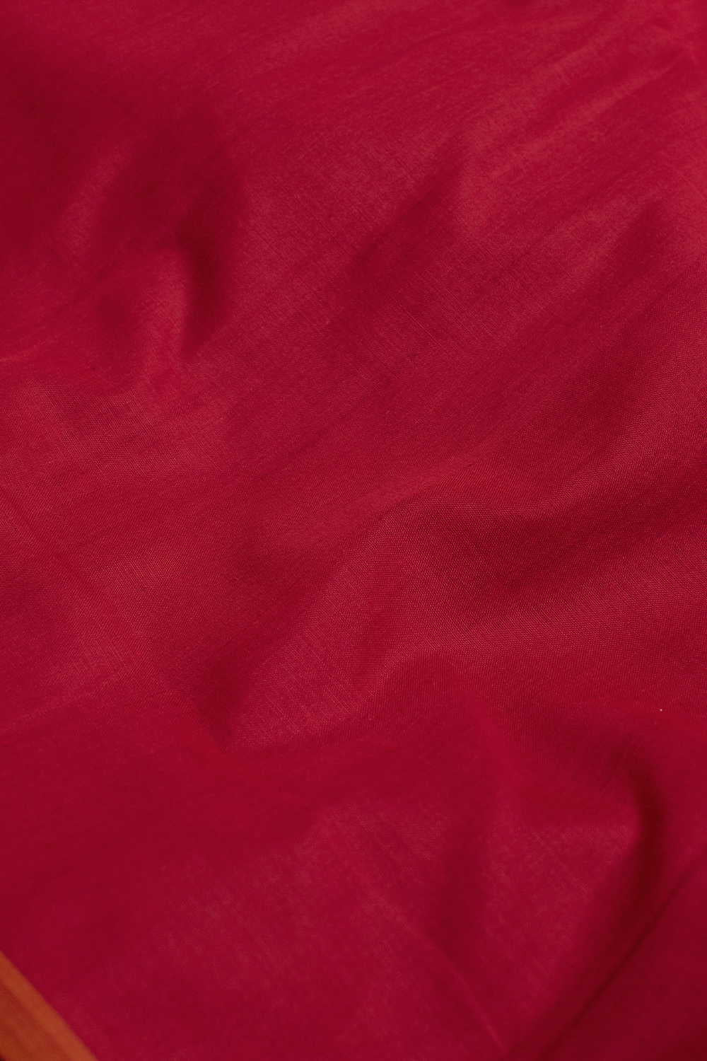 Red Narayanpet Cotton Fabric - Image 3