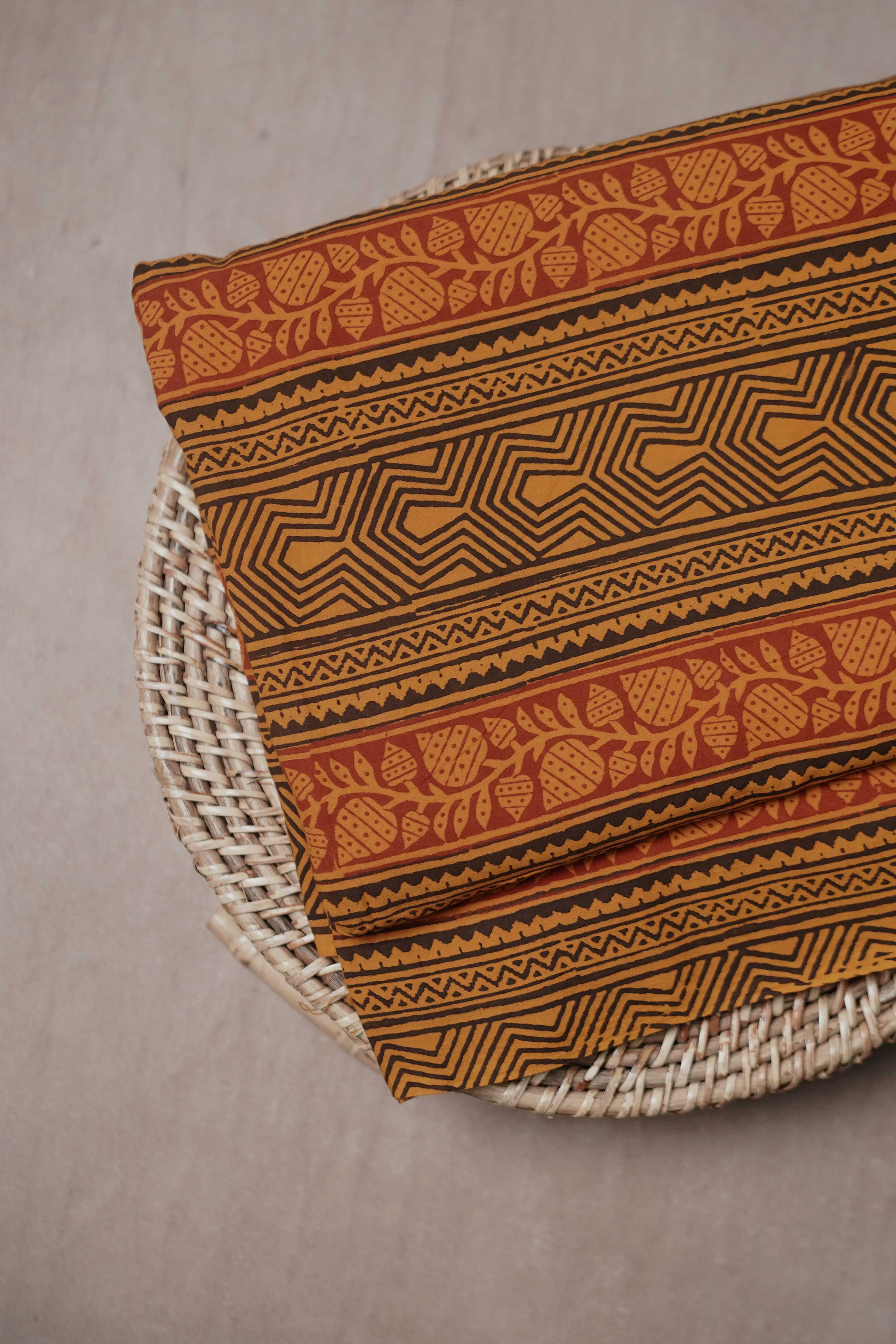 Patterned Bagh Cotton Fabric - 1m
