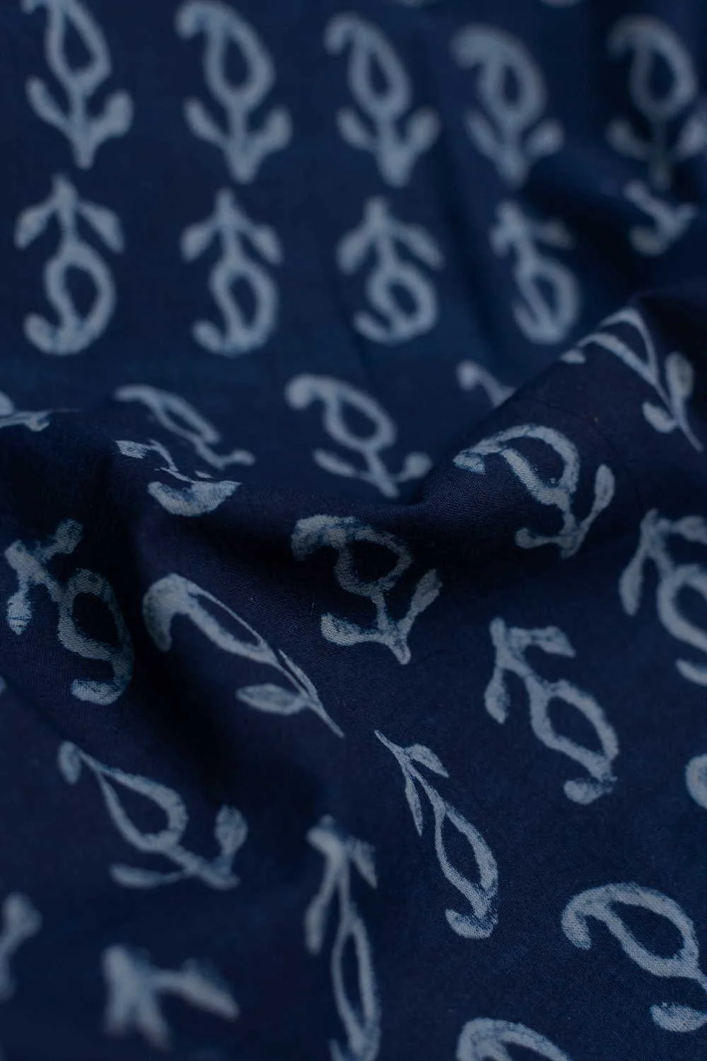 Little Paisley - Dabu Cotton Fabric - 0.85m - Image 2