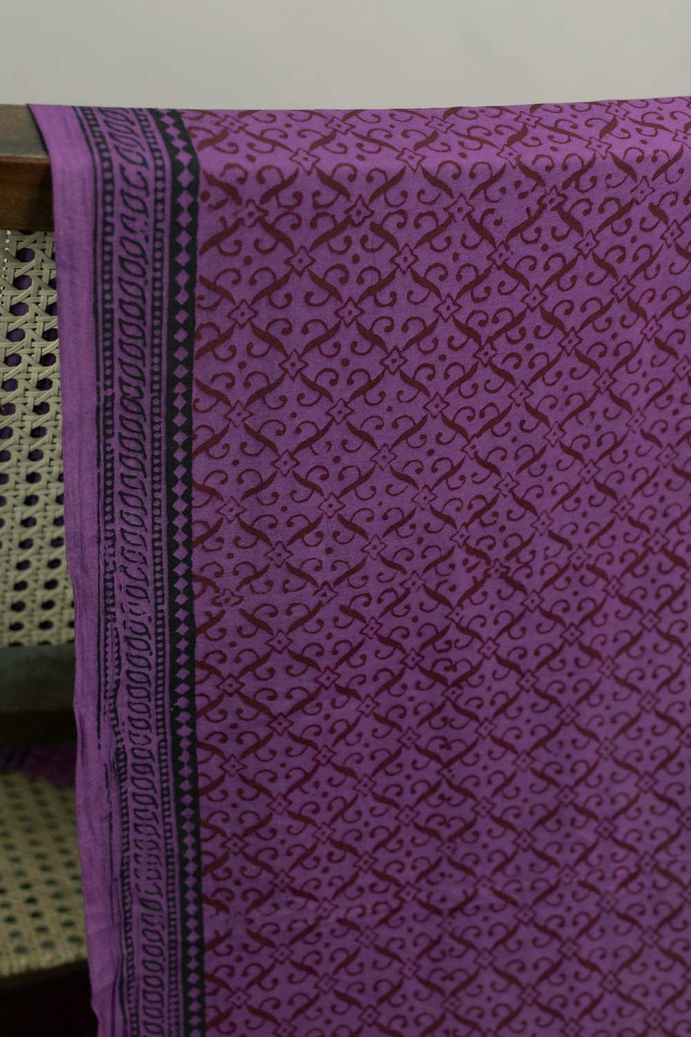 Intricate Patterns Bagh Cotton Fabric - 0.5m - Image 2