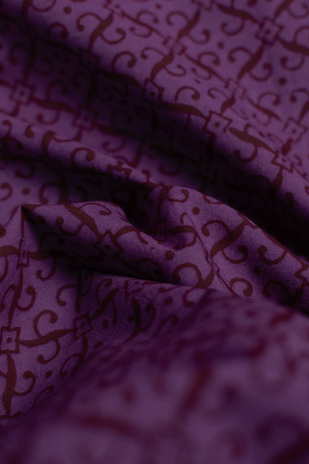 Intricate Patterns Bagh Cotton Fabric - 0.5m - Image 3
