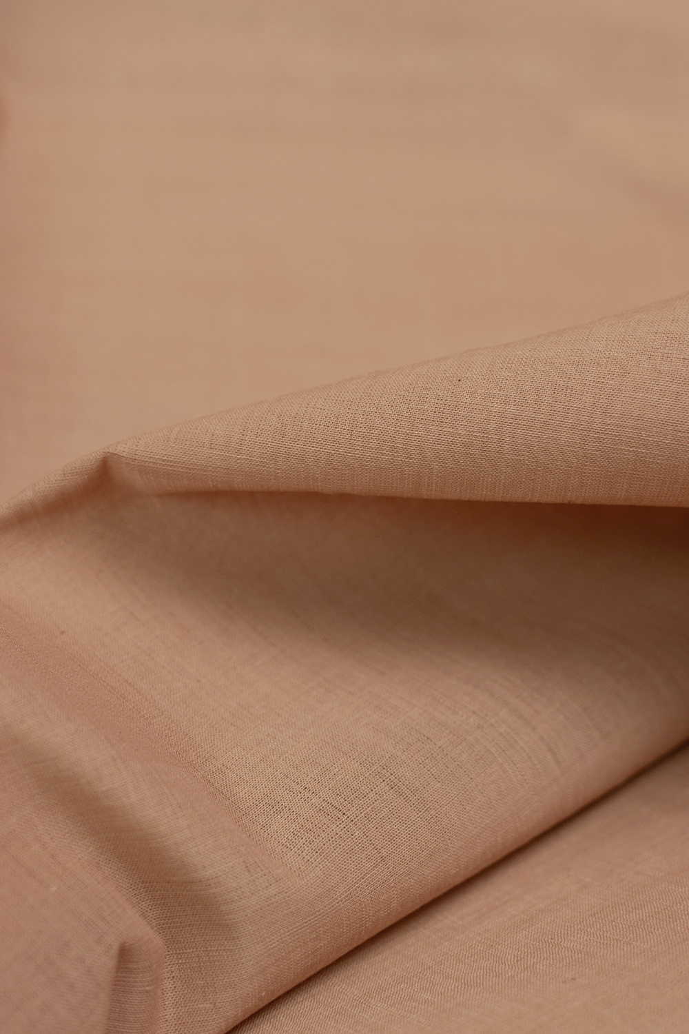 Puff Beige Mangalagiri Cotton Fabric - 1m - Image 3