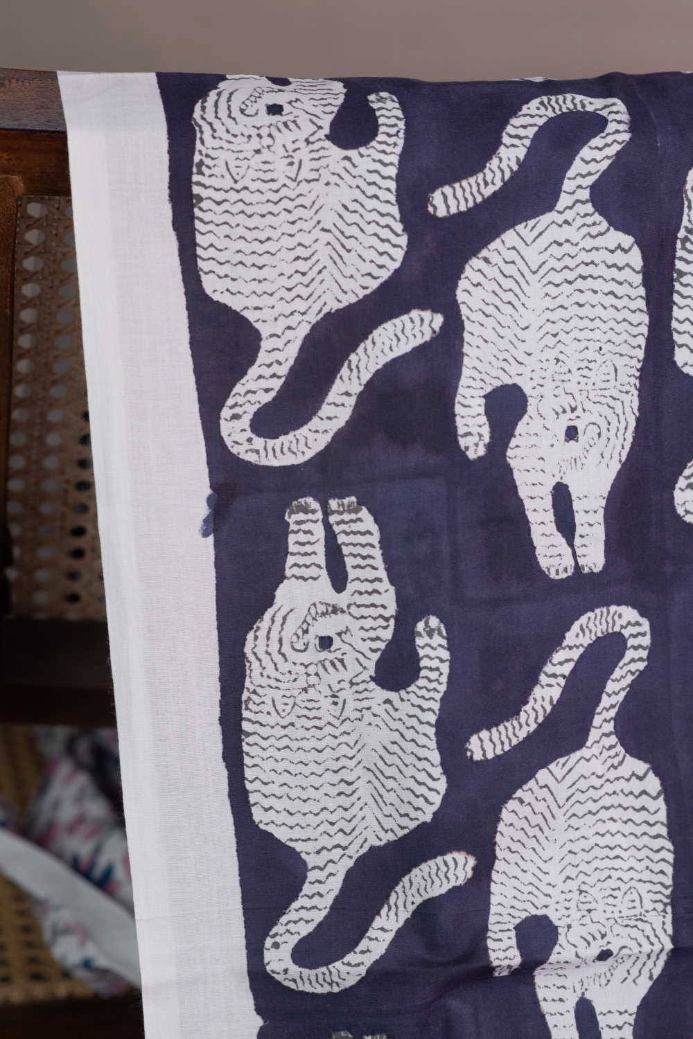 Animal Print Sanganeri Cotton Fabric-0.5 m - Image 2
