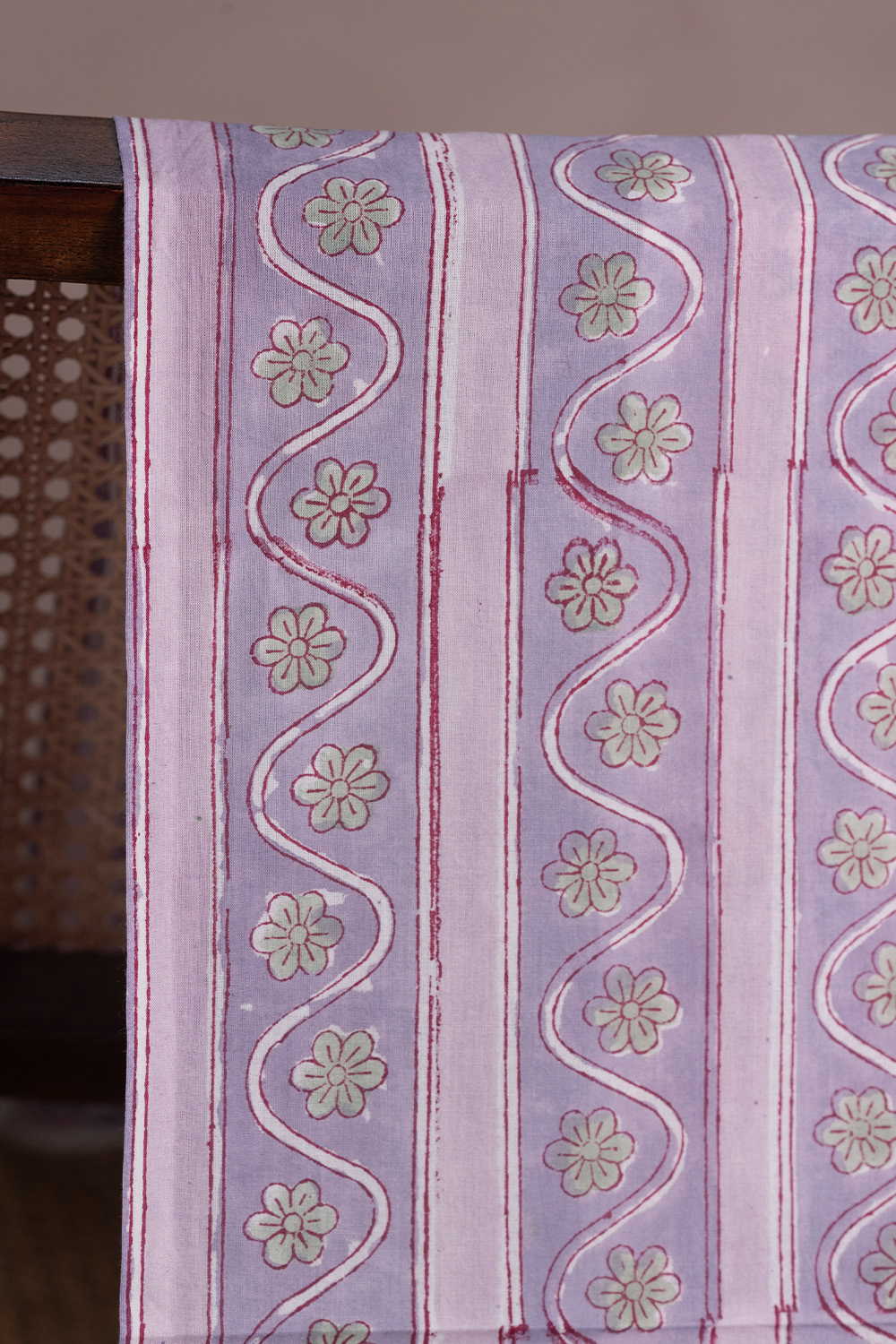 Eternal Garden Sanganeri Cotton Fabric - 1.4m - Image 2