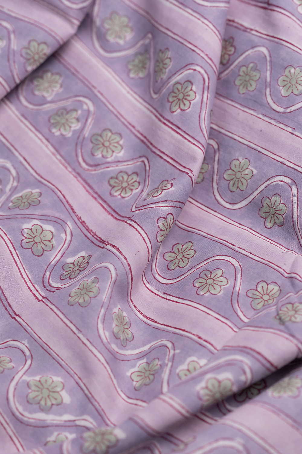 Eternal Garden Sanganeri Cotton Fabric - 1.4m - Image 3