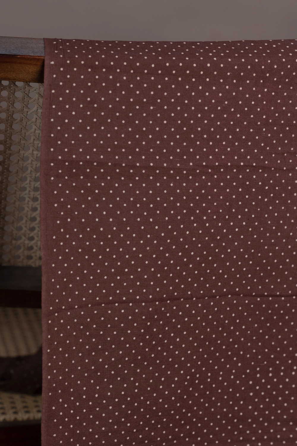 Faded Brown Kutch Cotton Fabric - 0.5m - Image 2