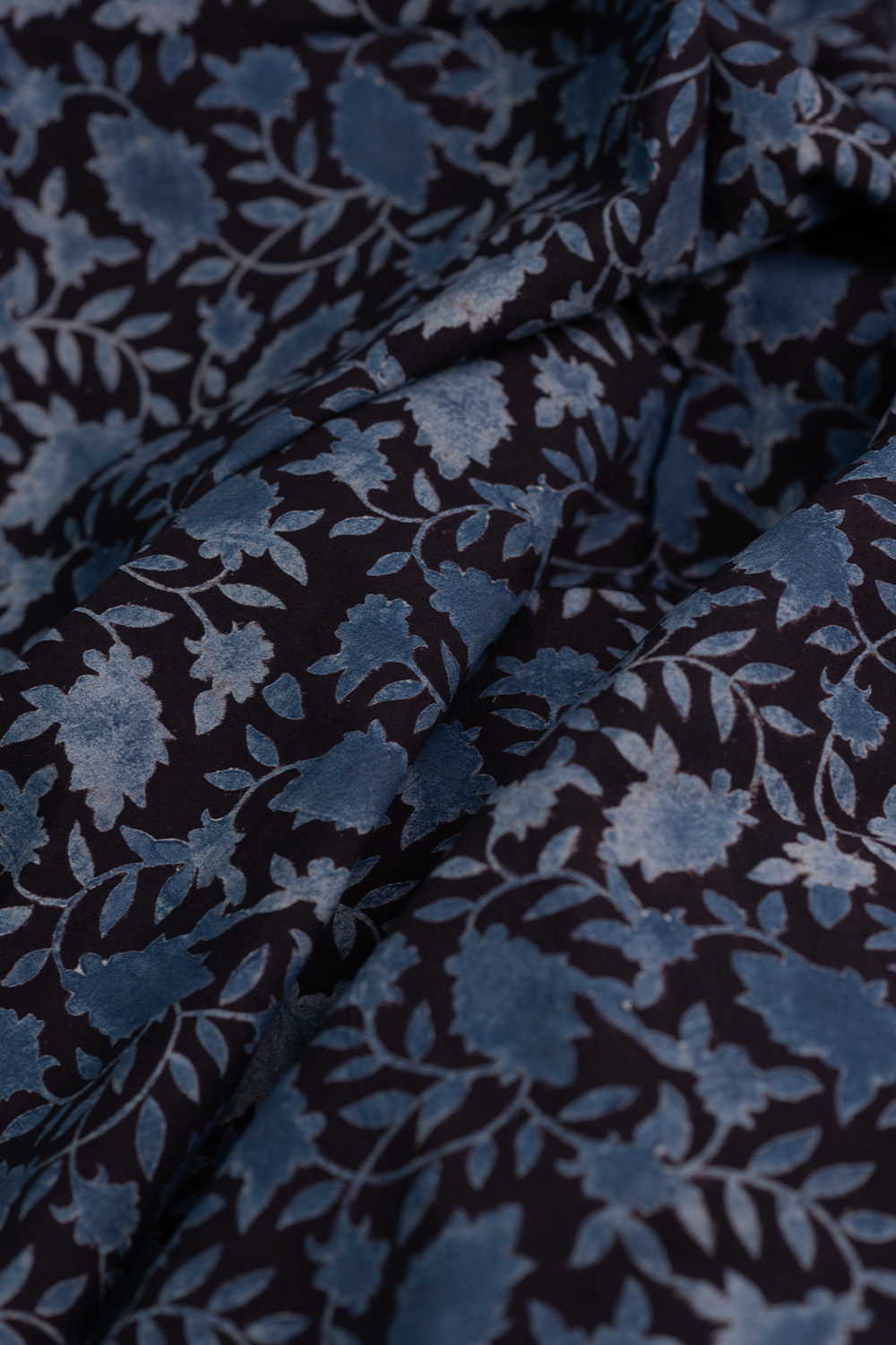 Leafy Garden Ajrak Cotton Fabric - 0.5m - Image 3