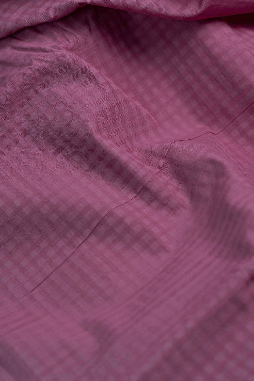 Onion Pink Boddu Checks Cotton Fabric - 0.7m - Image 3