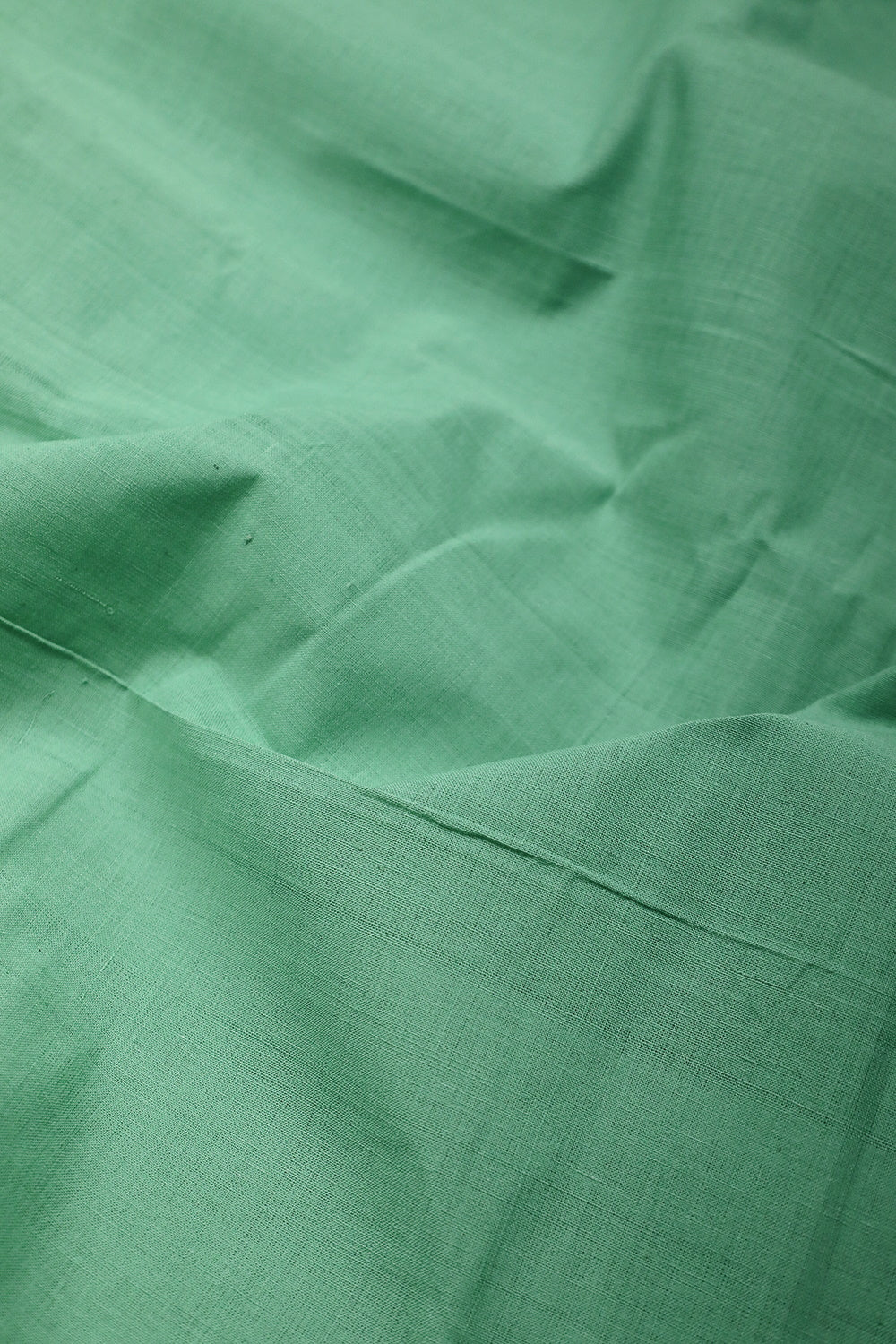 Seafoam Green Mangalagiri Cotton Fabric - 0.6m - Image 2