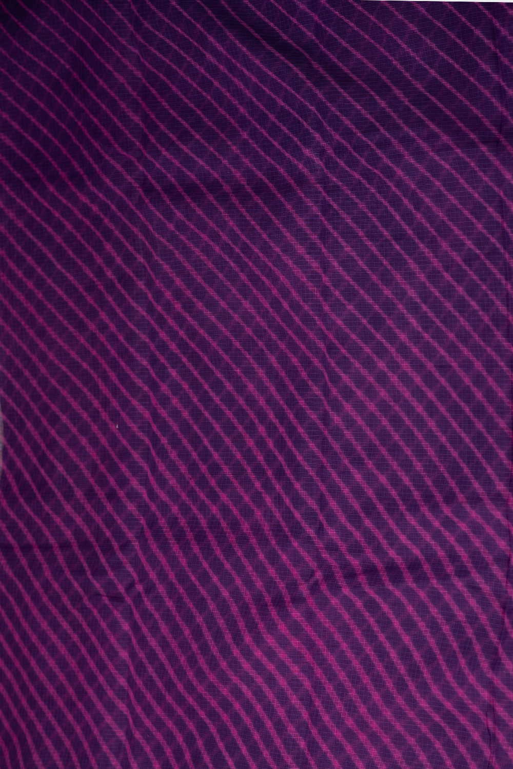 Pink Lines on Purple Leheriya Kota Cotton Fabric - 0.5m - Image 4