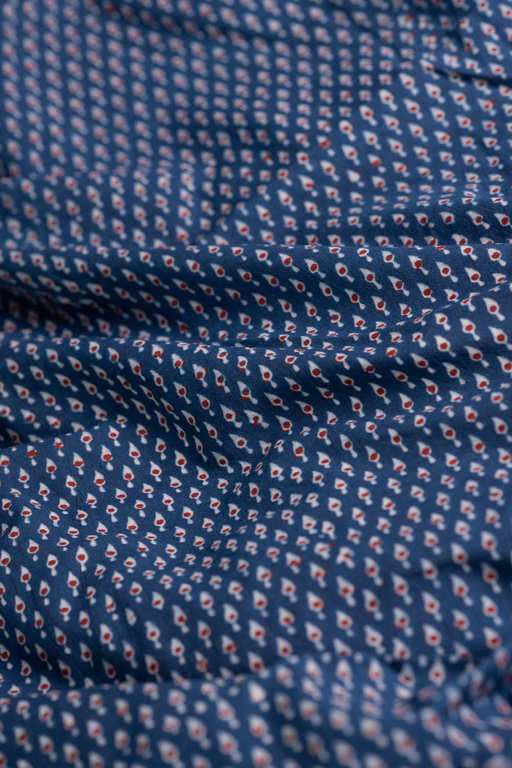 Mini Motifs - Indigo Ajrak Cotton Fabric - 1.55m - Image 3