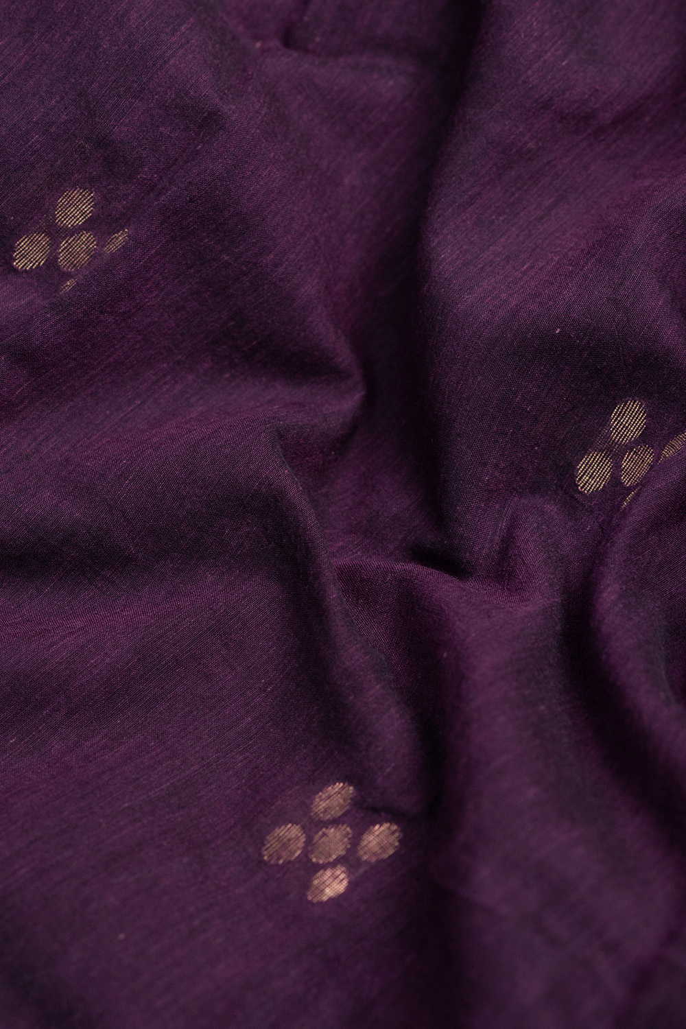 5 Square Butta Jamdani Cotton Fabric-0.7m - Image 3