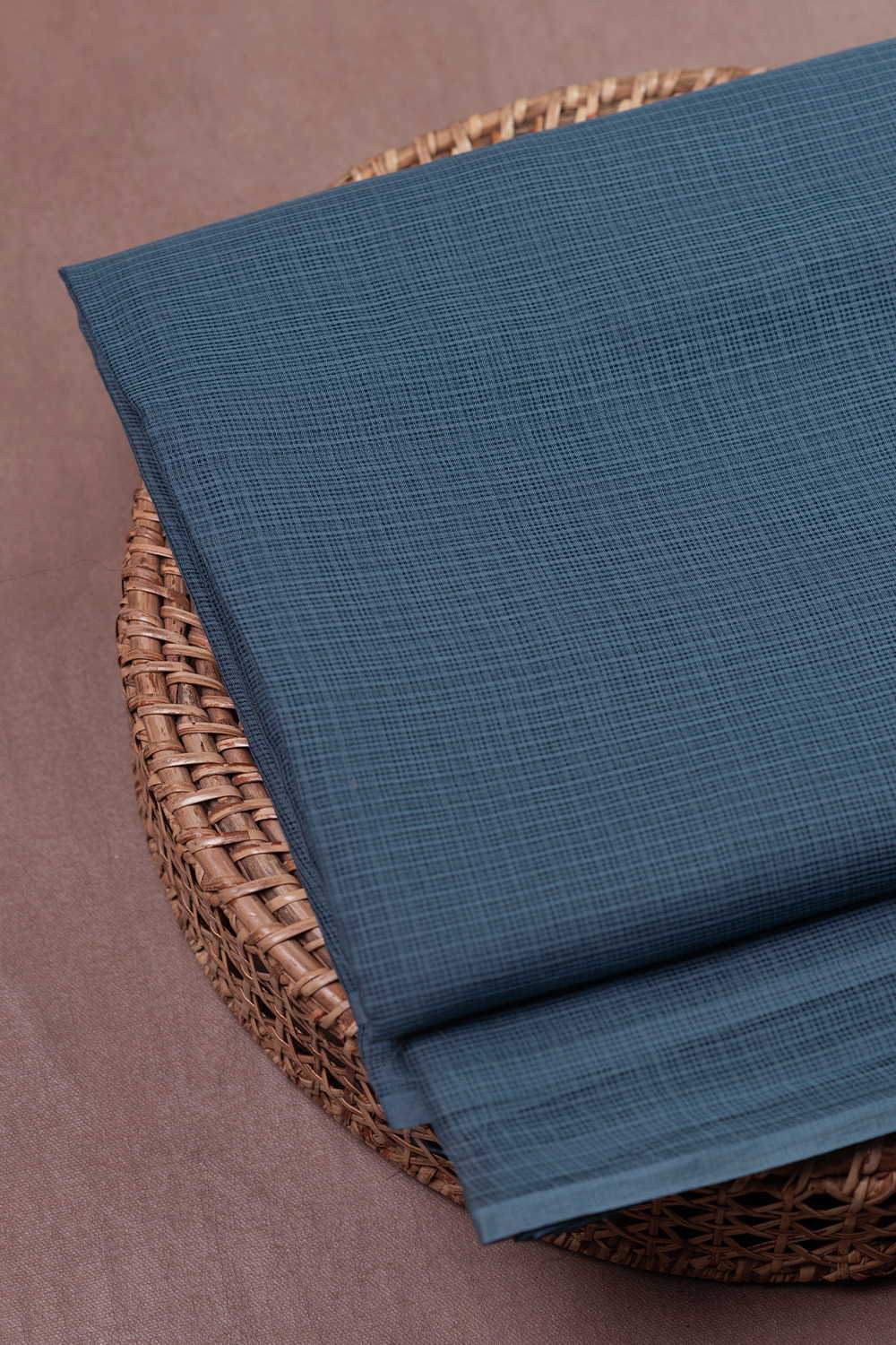 Shade of Blue Kota Cotton Fabric - 1m