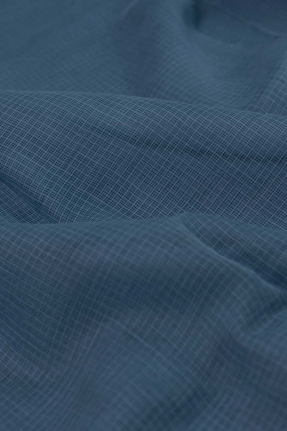 Shade of Blue Kota Cotton Fabric - 1m - Image 3