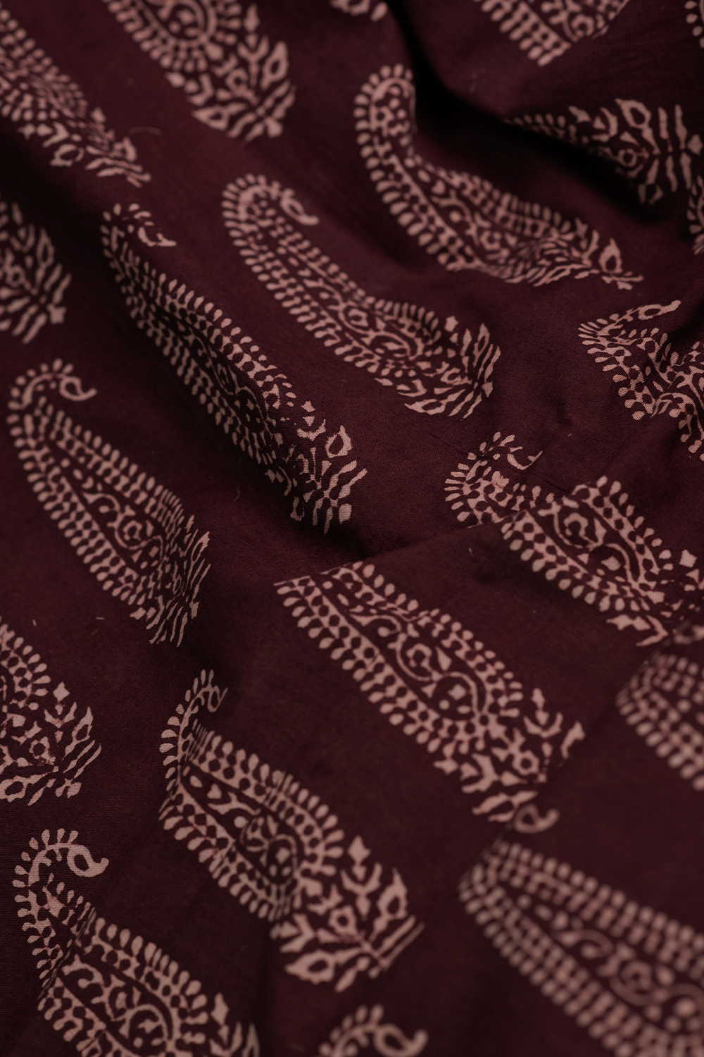 Big Butta - Brown Kutch Cotton Fabric - 1m - Image 3